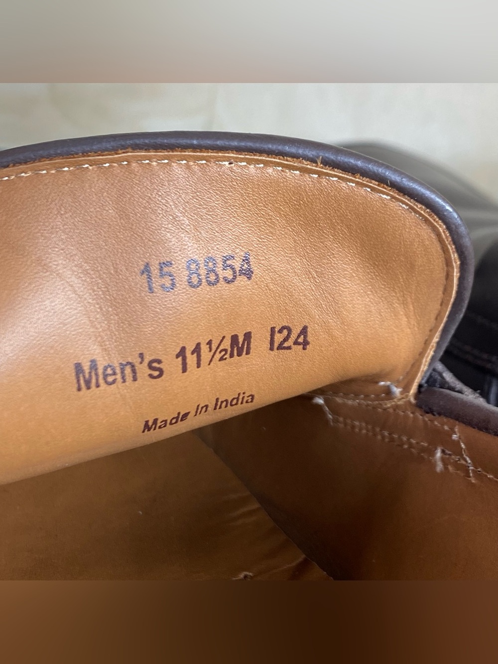 Johnston Murphy Sullivan Bit Loafer Brown Leather Men's Size 11.5 M Dress Shoes - Picture 10 of 11